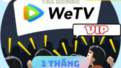 Mua tài khoản WeTV VIP 1 tháng giá cạnh tranh